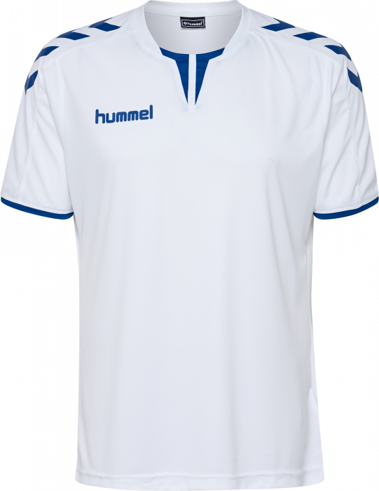 Ray Snazzy synonymordbog Hummel Core Ss Poly Jersey › Hvid & blå (003636) › 11 Farver › T-shirts og  poloer › Esport