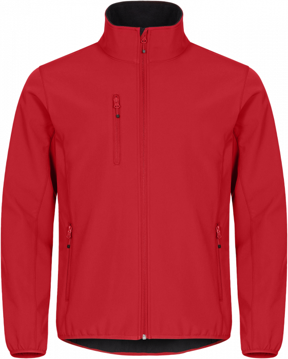 Clique - Classic Softshell Jacket Men - Czerwony