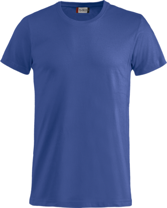 Clique - Basic Bomulds T-Shirt - Blå