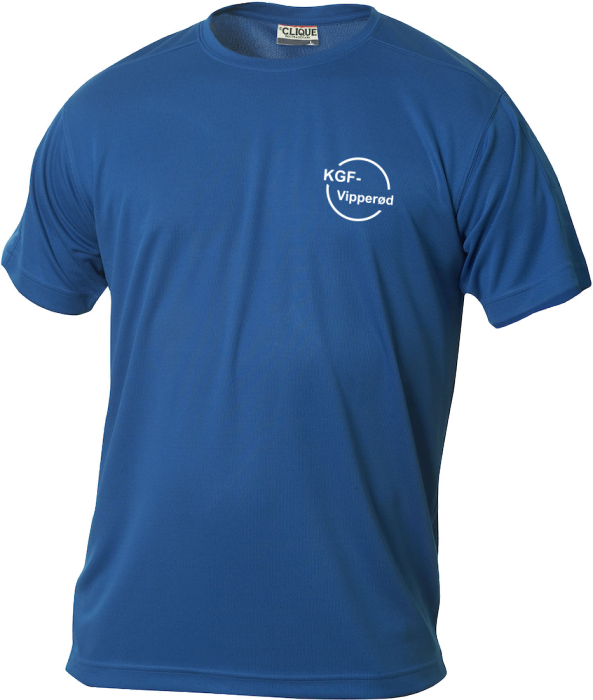 Clique - Vipperød T-Shirt - Bleu