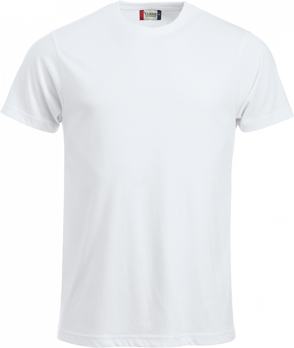 Clique - Klassisk Bomulds T-Shirt - Hvid