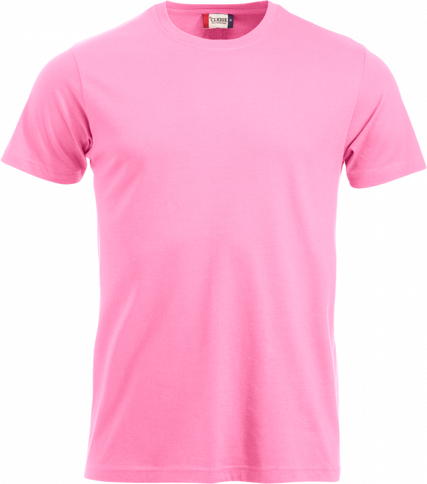Clique - Klassisk Bomulds T-Shirt - Bright Pink