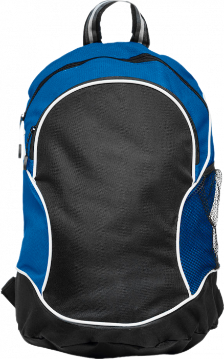Clique - Basic Backpack - Czarny & królewski błękit