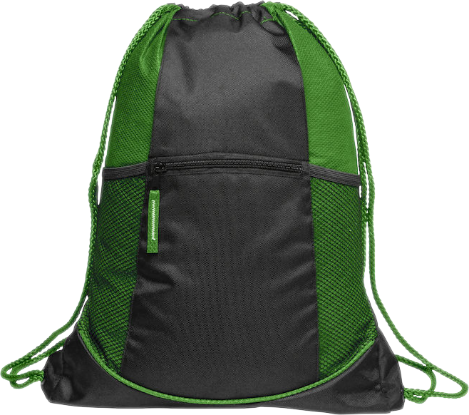 Clique - Smart Backpack - Sort & æble grøn