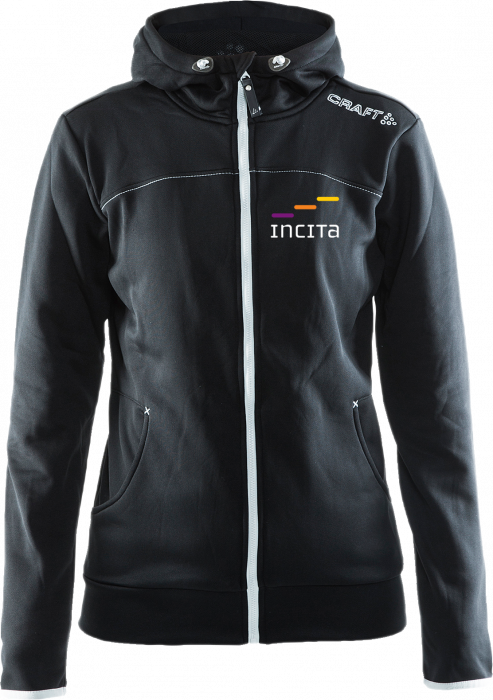 Craft - Incita Full Zip Hood Women - Black