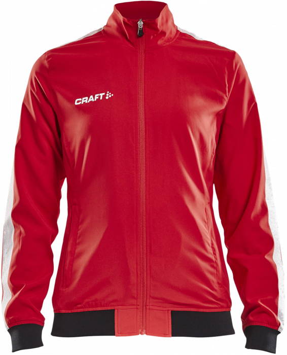 Craft - Pro Control Woven Jacket Dame - Rød & hvid