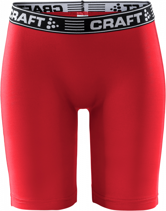 Craft - Pro Control 9" Boxer Tights Women - Rojo & negro