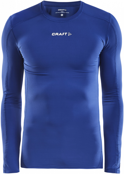 Craft - Pro Control Compression Long Sleeve - Azul & branco