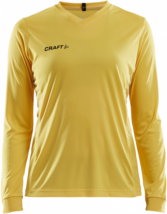 Craft - Squad Go Jersey Solid Ls Woman - Yellow