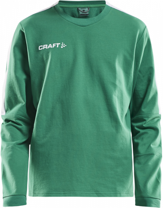 Craft - Progress Målmands Sweatshirt Junior - Grøn & hvid
