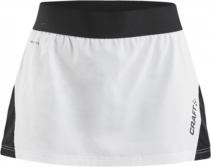 Craft - Pro Control Impact Tennis Skirt - Weiß & schwarz