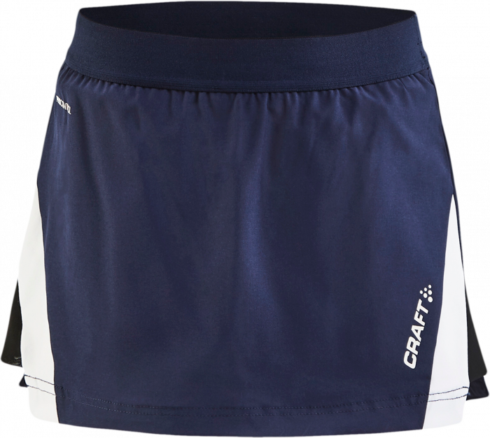 Craft - Pro Control Impact Tennis Skirt Junior - Bleu marine & blanc