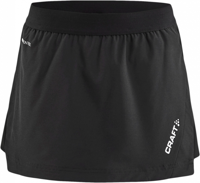 Craft - Pro Control Impact Tennis Nederdel Junior - Sort & hvid