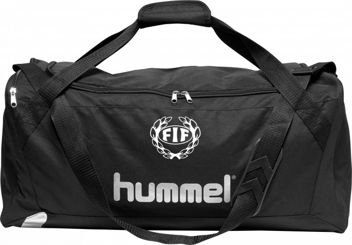 Hummel - Ff Sports Bag Medium - Zwart & wit