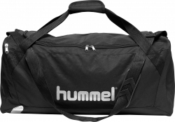 Hummel Sportstaske › Sort hvid (204012) › 4