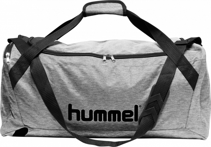 Charlotte Bronte kravle Pine Hummel Sports bag Small › Grey Melange & black (204012)