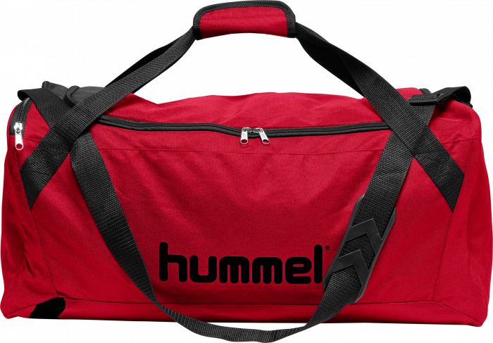 Hummel - Sportstaske Large - True Red & sort