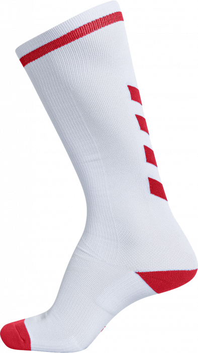 Strømcelle Modtager maskine Definition Hummel Elite Indoor Sock Lang › Hvid & true red (204044) › 13 Farver ›  Sokker › Håndbold