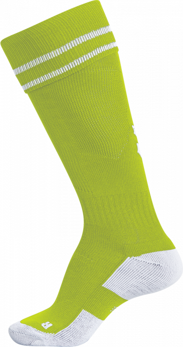 Hummel - Element Football Sock - Green Gecko & branco