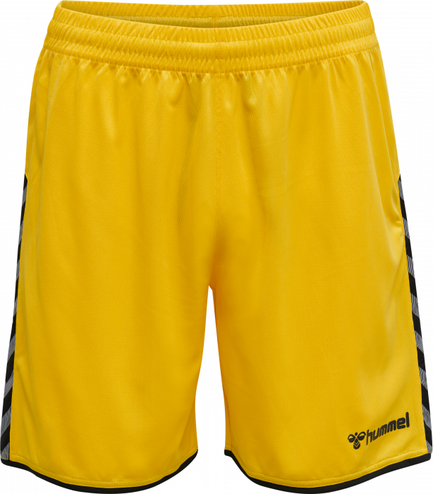 Hummel AUTHENTIC POLY SHORTS › Yellow & black (204924) › 11 Colors › Football