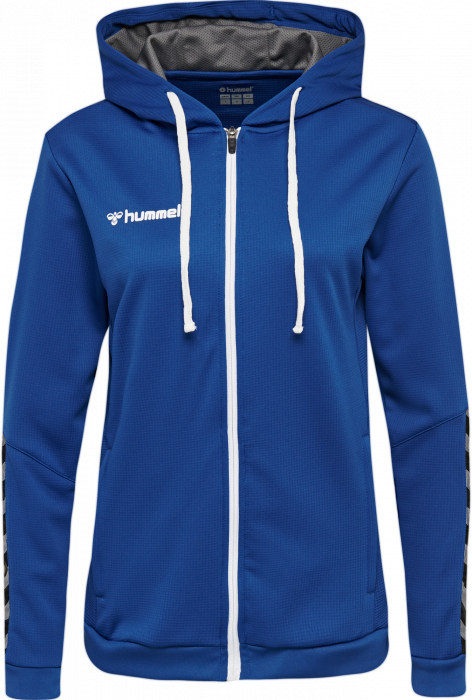 Hummel Authentic Poly zip hoodie woman True Blue (204939) › 3 Colors