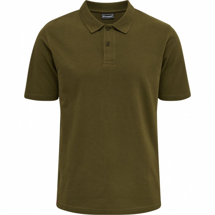 Hummel - Red Classic Polo - Military Green