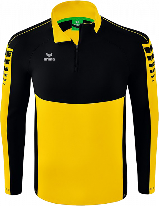 Erima - Six Wings Training Top - Zwart & yellow