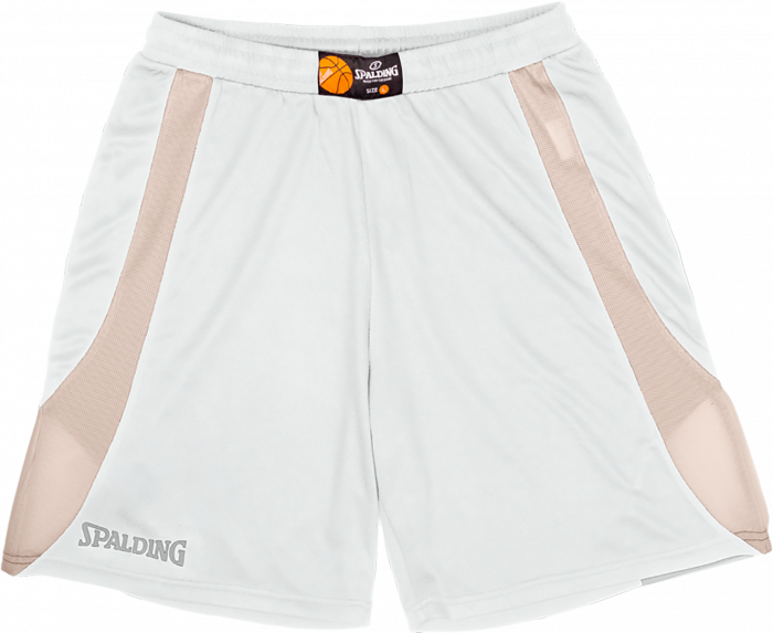 Spalding - Jam Shorts - White & sand