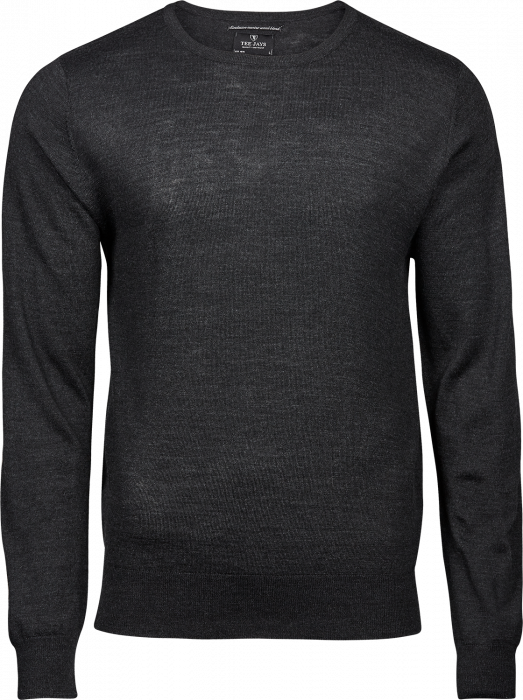 Tee Jays - Merino Uld Pullover - Mørkegrå