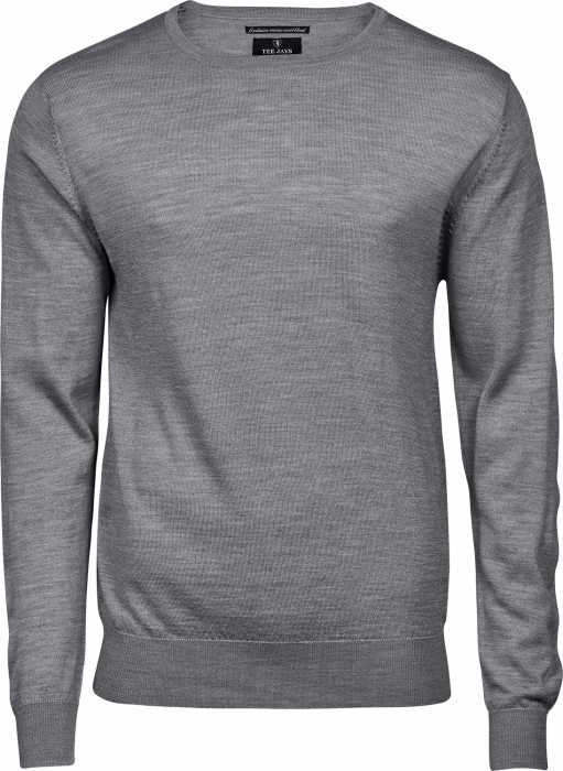 Tee Jays - Merino Uld Pullover - Light Grey