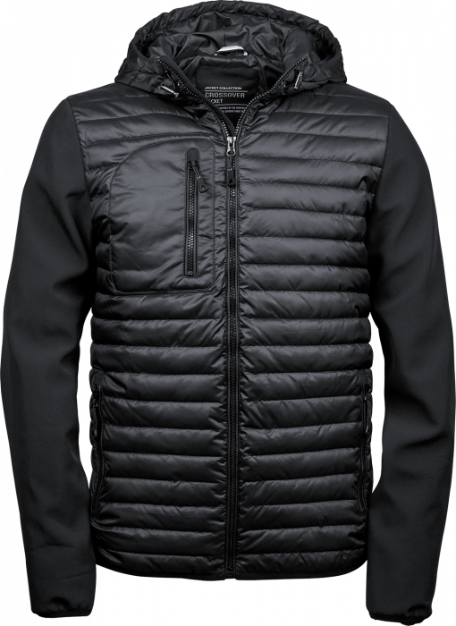 Tee Jays - Hooded Crossover Jacket - black