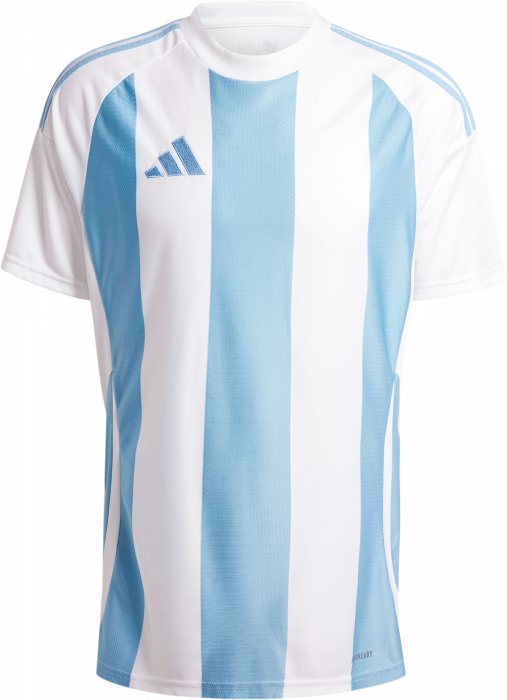 Adidas - Striped 24 Player Jersey - Team Light Blue & biały