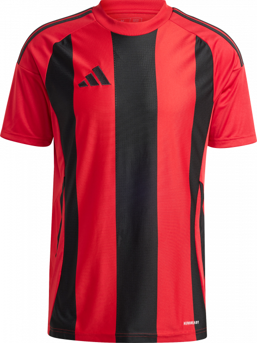 Adidas - Striped 24 Spillertrøje - Team Power Red & sort