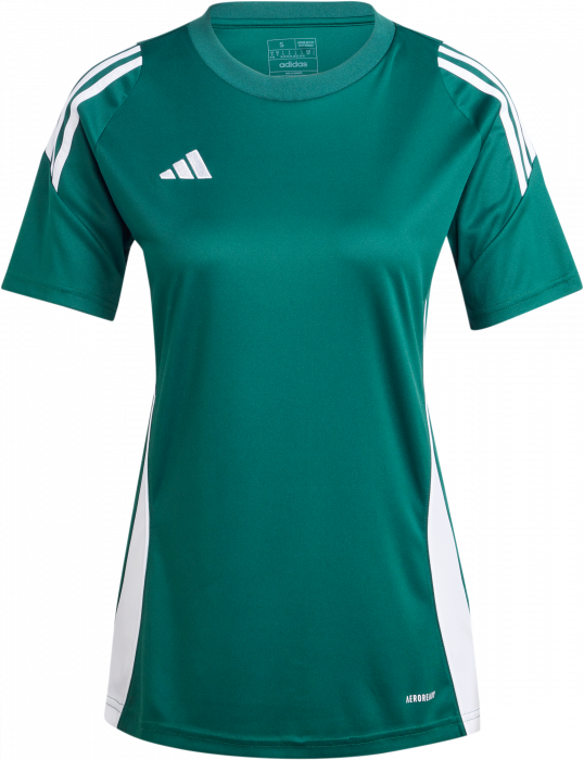 Adidas - Tiro 24 Player Jersey Women - Green Dark & weiß
