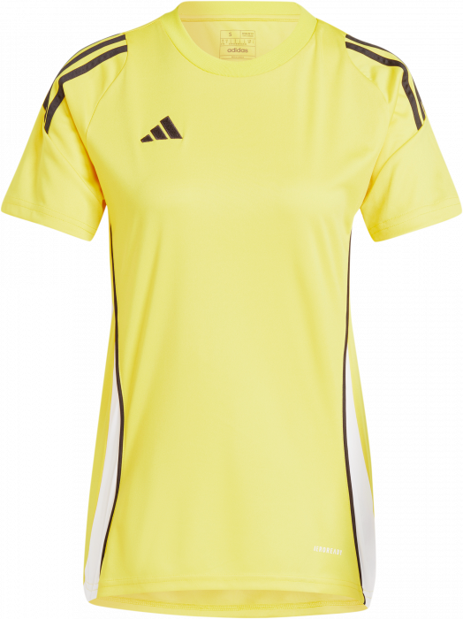Adidas - Tiro 24 Player Jersey Women - Team yellow & biały