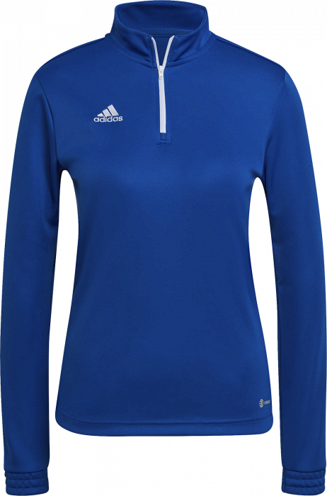Adidas Entrada 22 træning top with half zip Woman › Cobolt blue (hg6284) 10 Colors