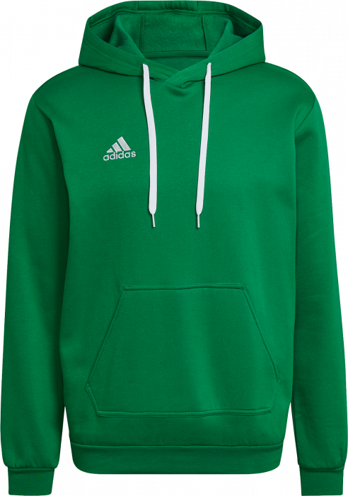 Adidas - Entrada 22 Hoodie - Team green & biały
