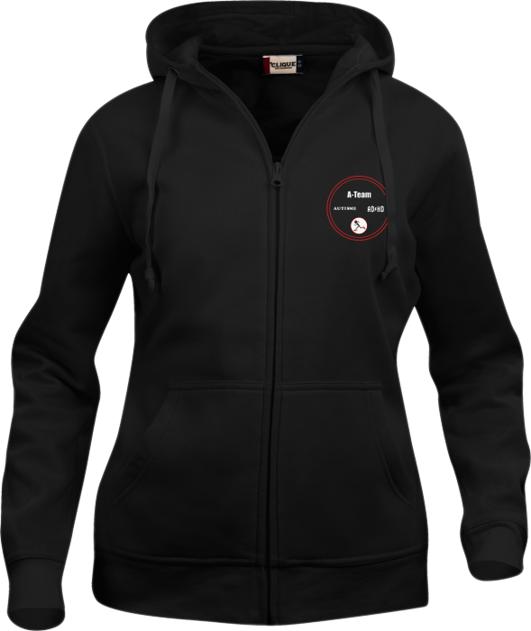 Clique - A-Team Full Zip Hoody Women - Svart