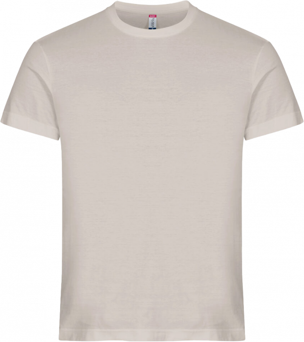 Clique - Basic Bomulds T-Shirt - Stone