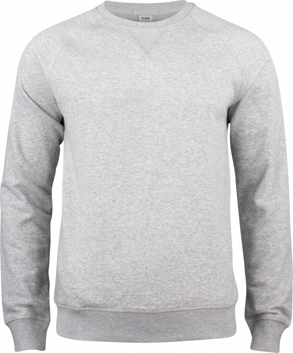 Clique - Organic Cotton Roundneck Sweatshirt - Grey melange