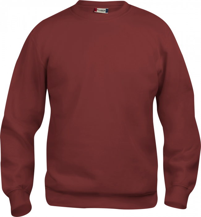 Clique - Cotton Sweatshirt - Burgundy