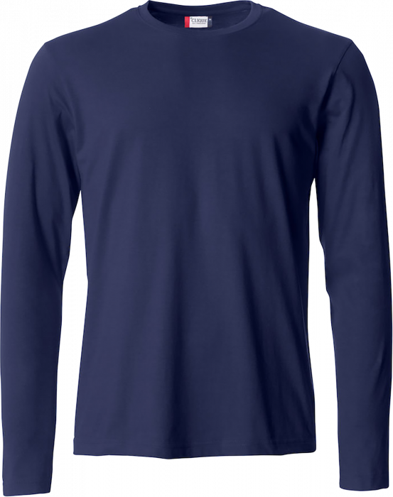Clique - Langærmet T-Shirt - Dark Navy