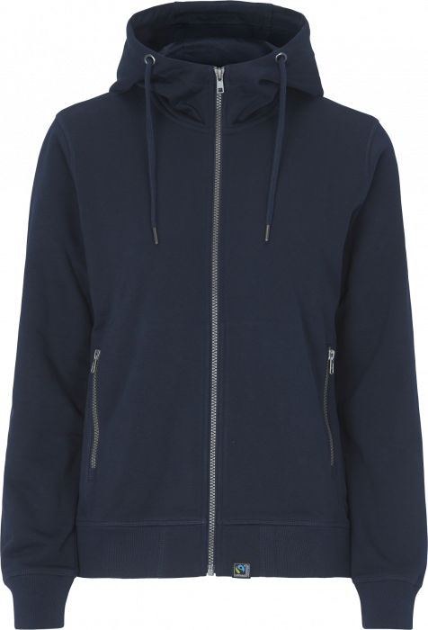 Cottover - F. Terry Zip Hoodie Woman - Navy