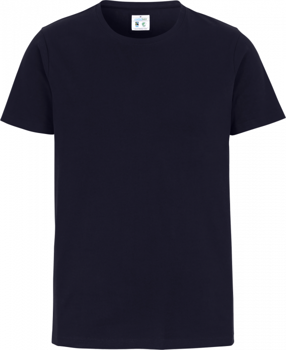 Cottover - Eco Cotton Stretch R-Neck T-Shirt Man - Navy