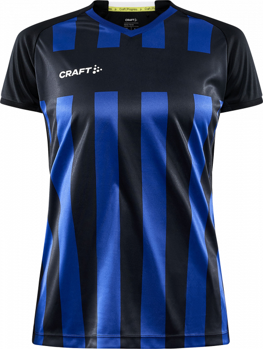 Craft - Progress 2.0 Stripe Spillertrøje Dame - Sort & blå
