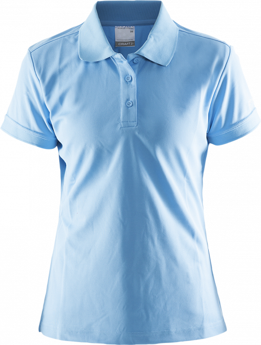 pale blue polo shirt womens