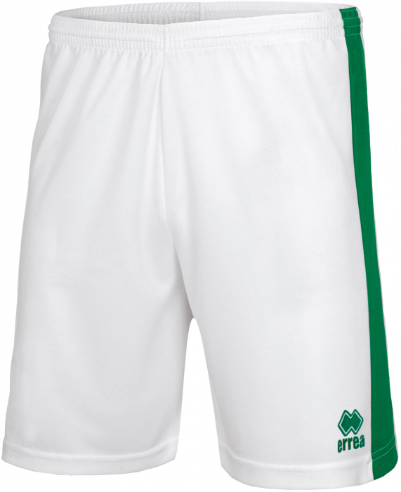 Errea - Bolton Shorts - White & green