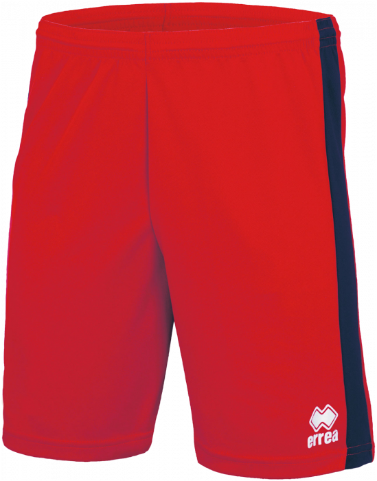 Errea - Bolton Shorts - Red & navy blue