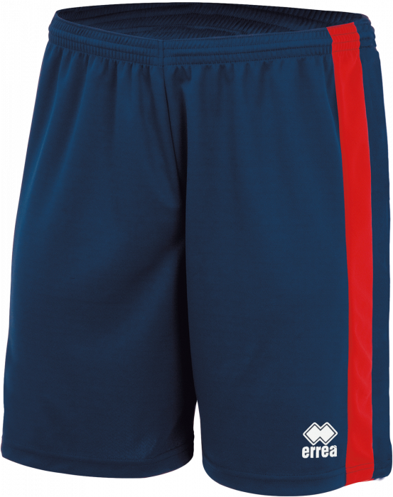 Errea - Bolton Shorts - Navy Blue & red