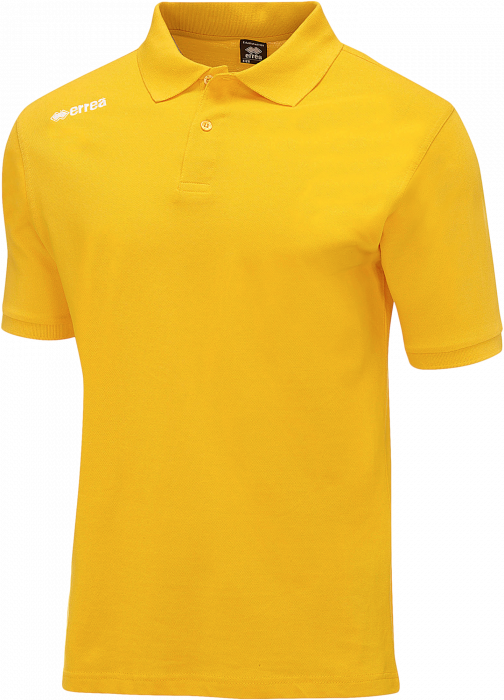 Errea - Team Colours Polo - Żółty & biały